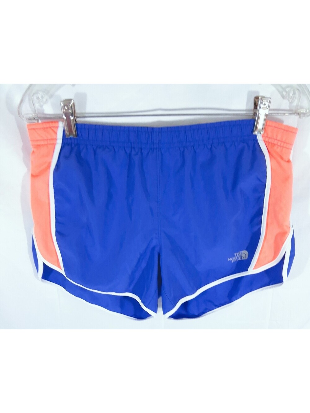The NORTH Face Womens S/P FLASH Dry Blue Peach SHORTS Waist 30" Length 10" & 13"